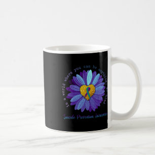Daisy Be Kind Suicide Prevention Awareness Teal An Coffee Mug