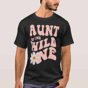 Daisy Birthday Aunt Wild One Boho 1st Birthday Mat T-Shirt