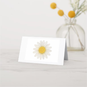 Daisy blank place cards