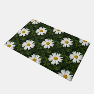 Daisy Bloom seamless pattern + your ideas Doormat