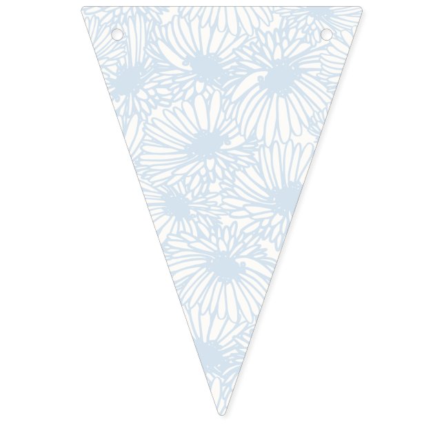 Daisy Blooms - Powder Blue Bunting (First Flag)