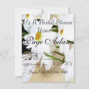 Daisy Blossoms Bridal Shower Invitation
