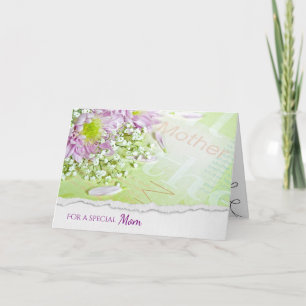 daisy bouquet for Mum's birthday Card