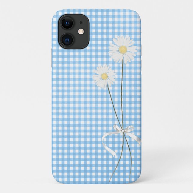 daisy bouquet on gingham Case-Mate iPhone case (Back)