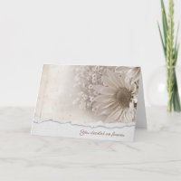 daisy bouquet with torn edge border