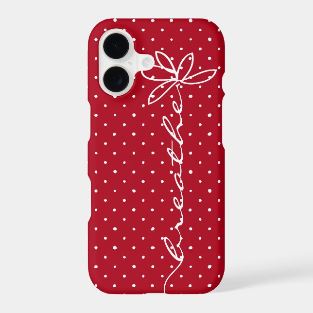 Daisy Breathe Text on Pin Dots (Back)