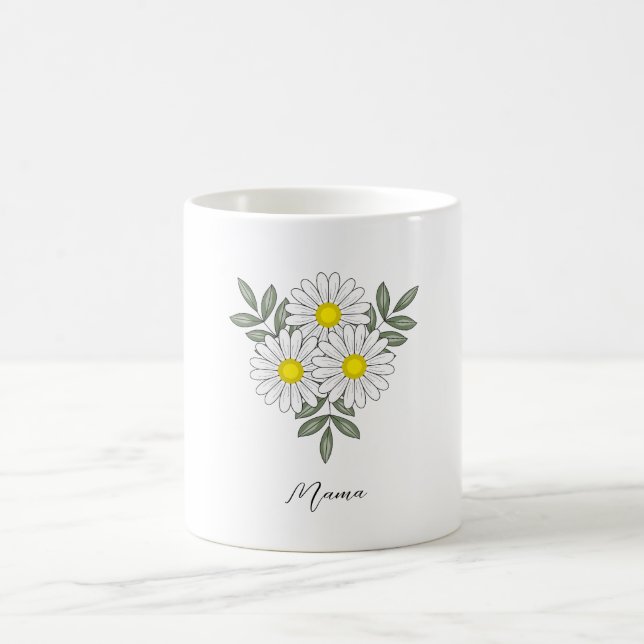 Daisy Bundle Custom Text Mug (Center)
