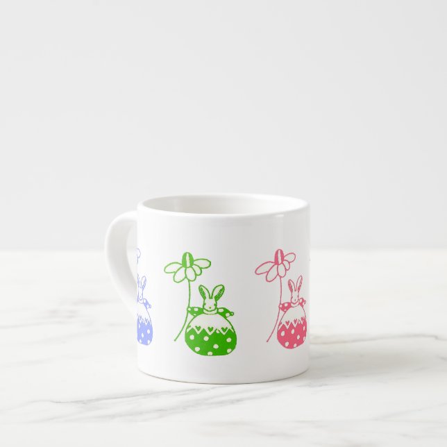 Daisy bunny 'little' cup (Front Left)
