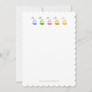 Daisy Bunny personalised Card