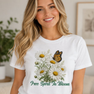 Daisy & Butterfly Bloom T-Shirt