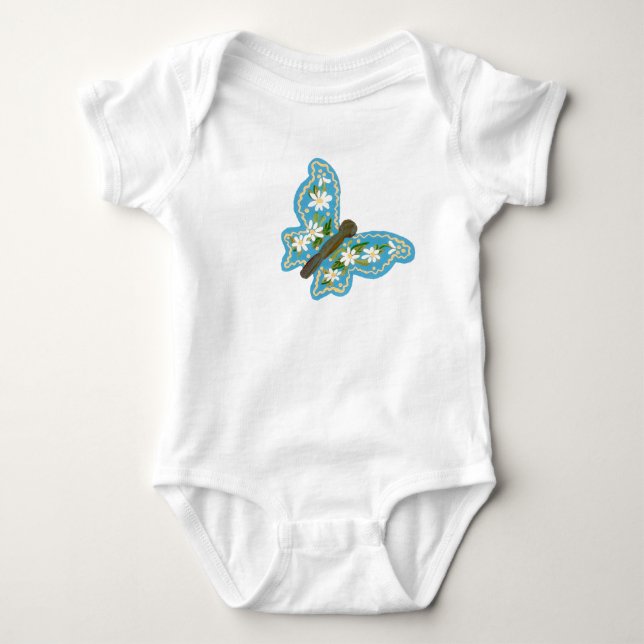 Daisy Butterfly Infant Creeper (Front)