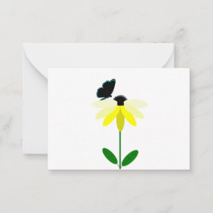 Daisy Butterfly Note Cards