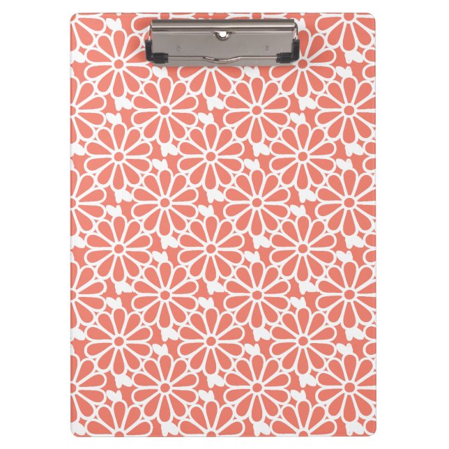 Daisy Chain - Clipboard (Coral) (Front)