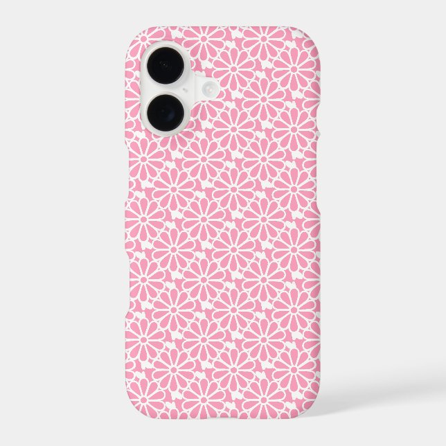 Daisy Chain - Phone Case (Bright Pink) (Back)