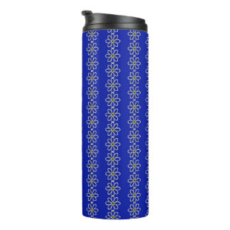 Daisy Chain royal blue Thermal Tumbler