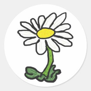 Daisy Classic Round Sticker