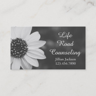 Daisy Counseling Therapist Life Coach Business Card