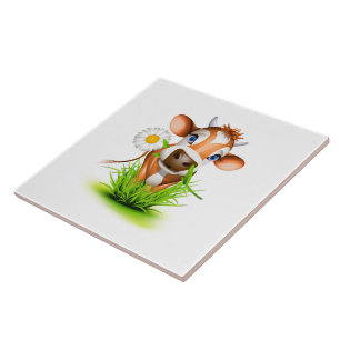 Daisy Cow Tile