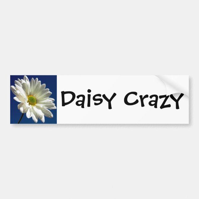 Daisy Crazy Bumper Stick Sticker (Front)