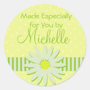 Daisy Custom Gift label