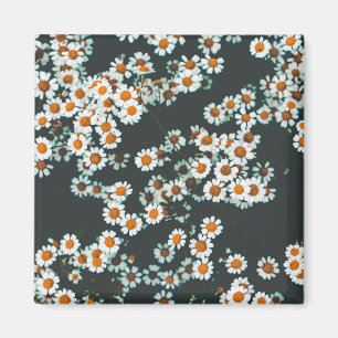 Daisy Daisies Floral Magnet