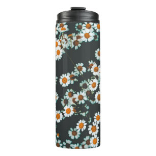 Daisy Daisies Floral Thermal Tumbler