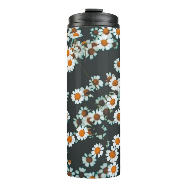 Daisy Daisies Floral Thermal Tumbler (Front)
