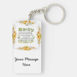 Daisy, daisy give me your answer do. key ring