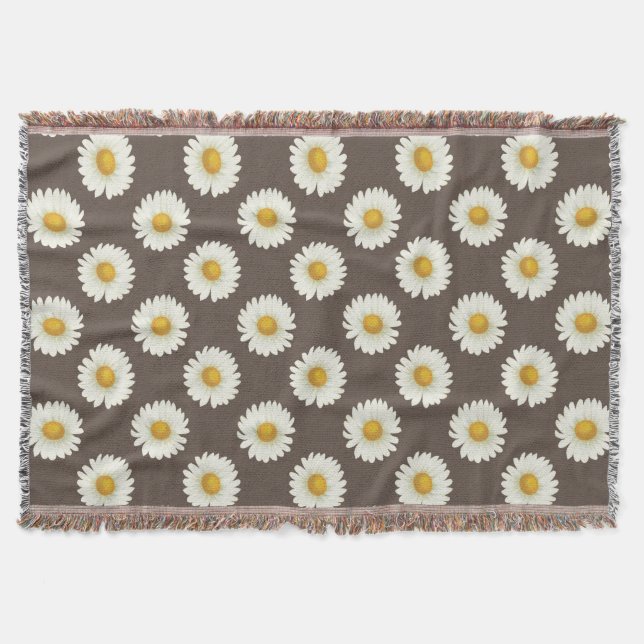 Daisy Daisy Throw Blanket (Front)