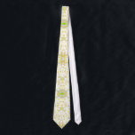 Daisy Daisy Tie<br><div class="desc">This floral tie with sunny,  summer daisies in yellow and white would be perfect for ushers and groom's men at a daisy themed wedding.</div>