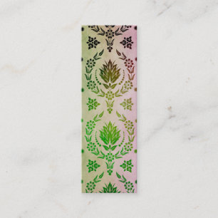Daisy Damask, COLOR BURN Mini Business Card