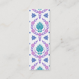 Daisy Damask, GARDEN COLORS Mini Business Card