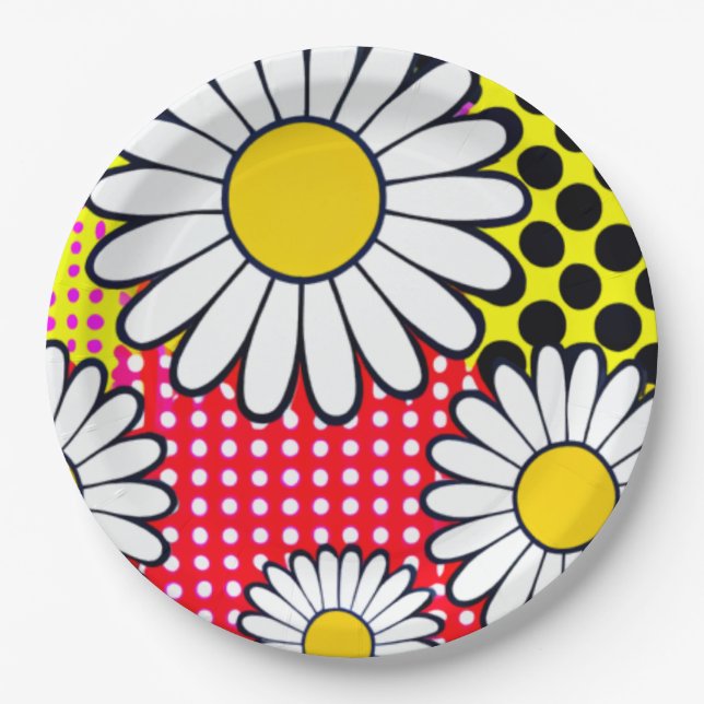 Daisy Days Paper Plate (Front)