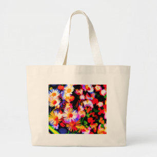 Daisy Daze Large Tote Bag