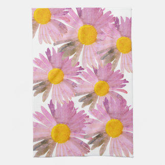 Daisy Delight Kitchen Towel Tie-Dye Inspired 