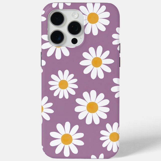 Daisy Delight on Purple Case-Mate iPhone Case (Back)
