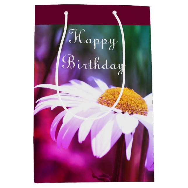 Daisy Designer Medium Gift Bag (Front)