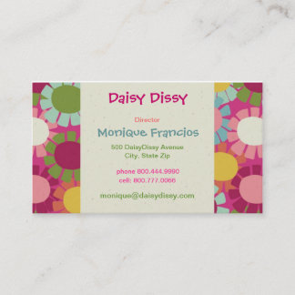 Daisy Dissy - Pink - Business Card