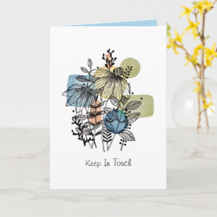 Daisy Doodle In Ink And Watercolor Card