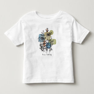 Daisy Doodle In Ink And Watercolor Toddler T-Shirt