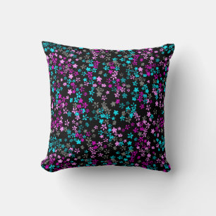 Daisy Dot Vintage Psychedelic Floral Cushion
