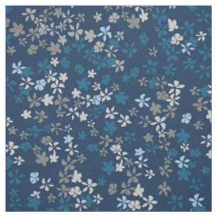 Daisy Dot Vintage Psychedelic Floral Fabric