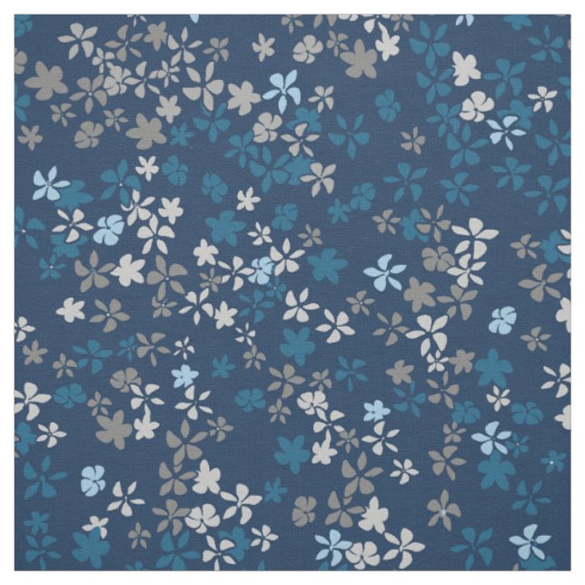 Daisy Dot Vintage Psychedelic Floral Fabric (Swatch)