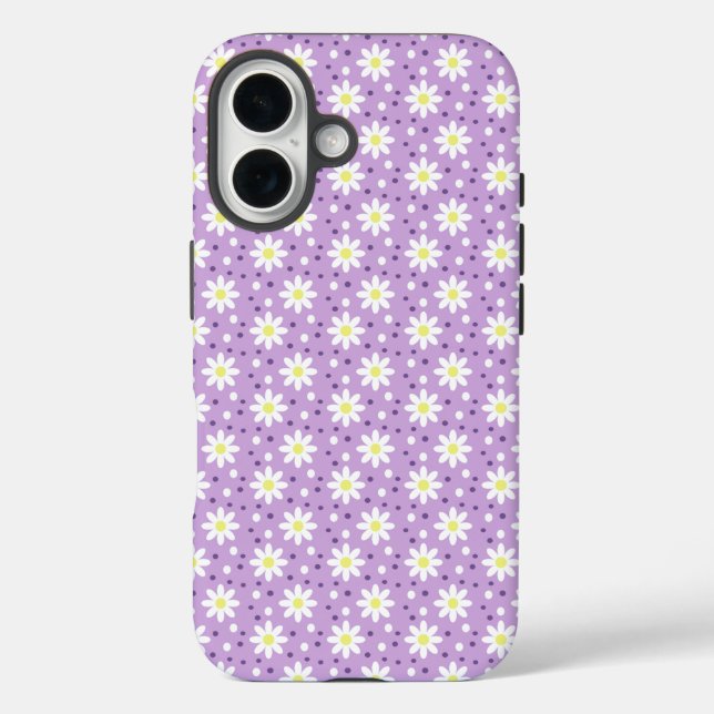 daisy dots lilac Case-Mate iPhone case (Back)