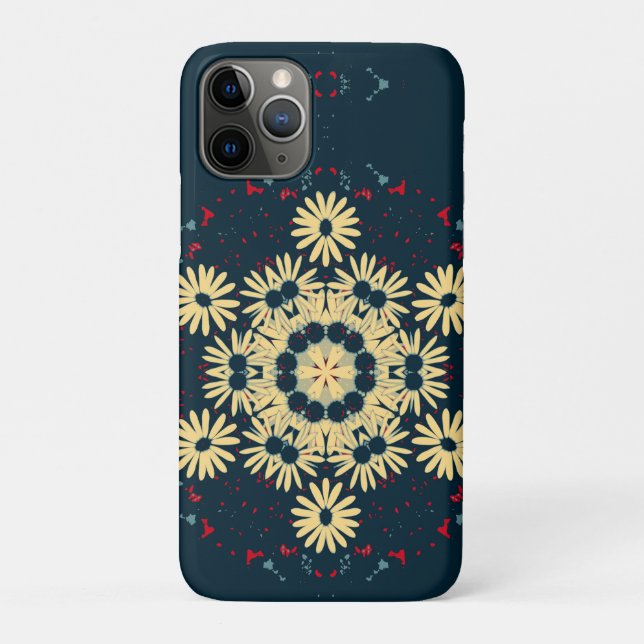 Daisy Dreams Mandala Case-Mate iPhone Case (Back)