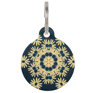 Daisy Dreams Mandala Pet Tag