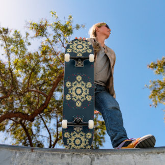 Daisy Dreams Mandala Skateboard