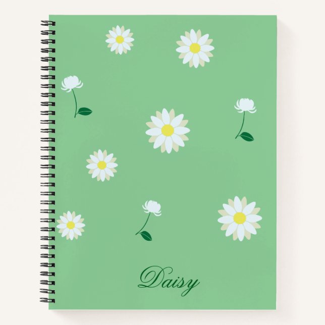 Daisy Dreams – Stylish Floral Notebook (Front)