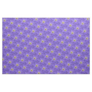 Daisy Fabric Purple Daisy Fabric Cotton or Poly