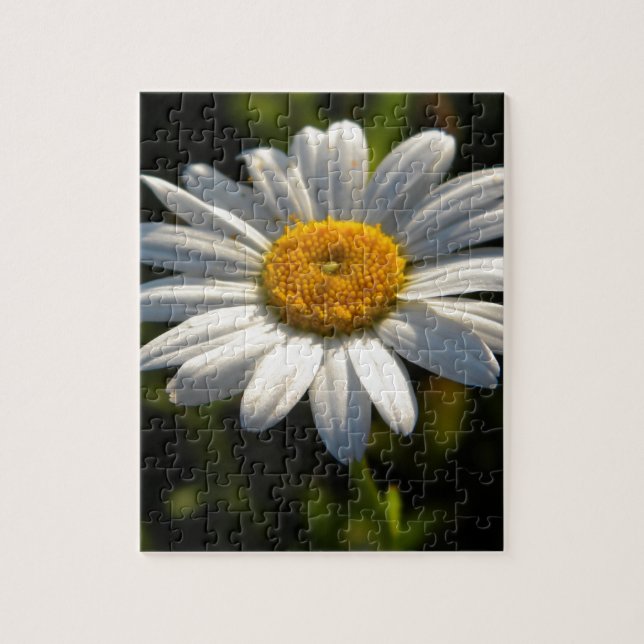 Daisy Face Green Jigsaw Puzzle (Vertical)